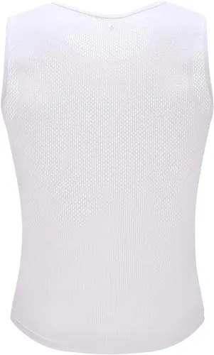 Vista 2 de Santic Camiseta sin mangas de ciclismo con capa base para hombre, camiseta sin mangas, chaleco de secado rápido