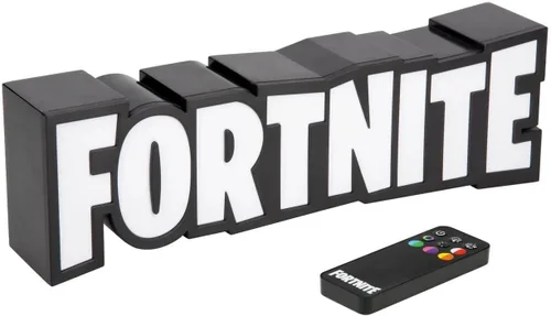 Vista 2 de Paladone Fortnite RGB Logo Light con mando a distancia - Con licencia
