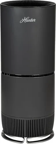Vista 13 de Hunter Fan Company HP670 True HEPA - Purificador de aire para alergias, elimina el polvo, el humo, el moho y el polen, cubre hasta 195 pies Negro