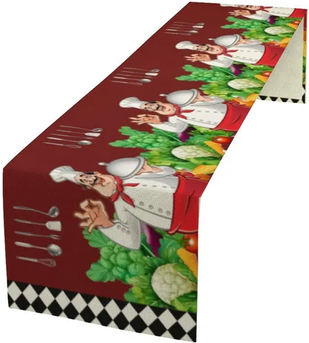 Vista 30 de Camino de mesa de mariposa, acuarela púrpura con mariposas de ensueño, camino de mesa para el hogar, interior, exterior, cocina, fiesta, decoración