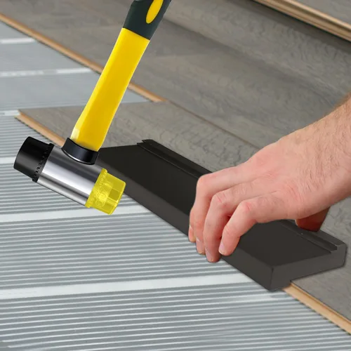 Vista 5 de NAACOO Bloque de roscado para suelo de tablón de vinilo, 3 bordes - Compatible con diferentes grosores de suelo. Doble cara con muescas - Uso