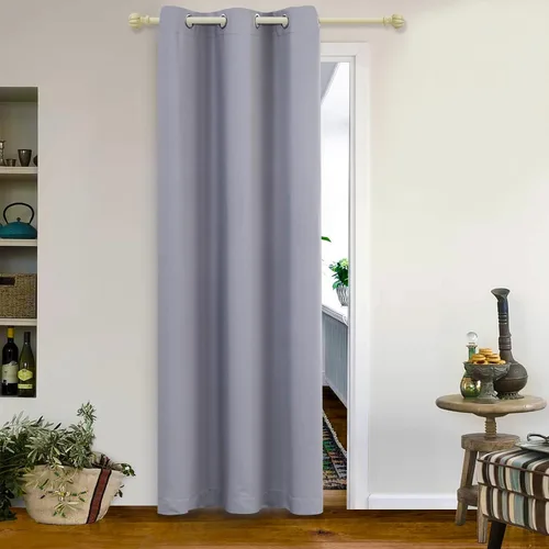 Vista 135 de MYSKY HOME Cortinas Aqua para Armario para Entrada Cortina Opaca para Puerta para Sala de Estar Cortina Oscurecedora de Habitación con Ojales