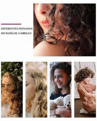 Vista 7 de 60 varillas permanentes, rizadores de pelo de plástico de 0.75 pulgadas