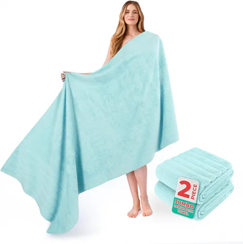 Vista 53 de American Soft Linen 100% Cotton Luxury Turkish Towels, 2PC 35x70 Bath Sheet