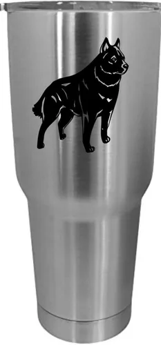 Vista 237 de Cairn Terrier - Vaso grabado con temática de perro, 30 onzas
