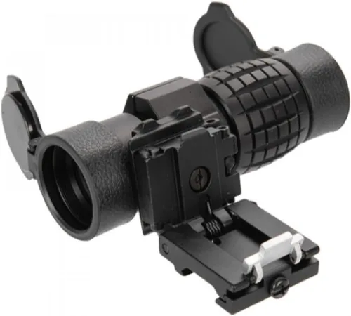 Vista 2 de Lancer Tactical Lupa de metal 3X Airsoft Alcance w/Monte - Negro