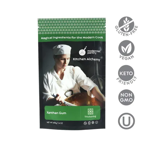 Vista 2 de Goma de xantano pura sin gluten vegana certificada OU Kosher - 400 g/14 oz