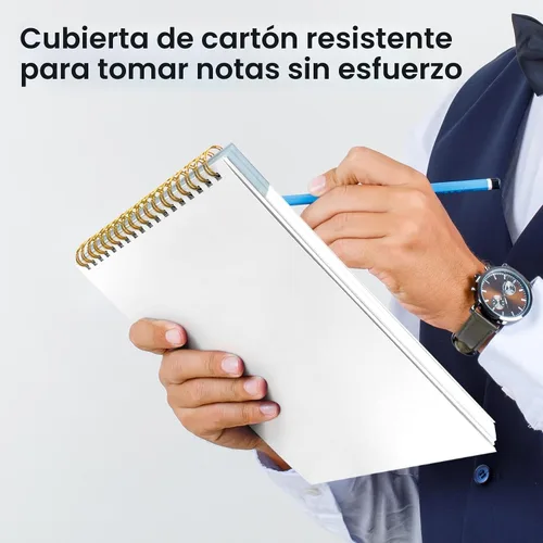Vista 4 de Taja Bloc de notas de lista de tareas – Cuaderno de lista de tareas para el trabajo con 52 hojas, 9.8 x 6.5 pulgadas, planificador diario sin fecha