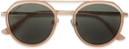 Vista 2 de Foster Grant Gafas de sol unisex Luv Peace Within para adultos, color bronceado, 2.008 in, Beige Bronceado