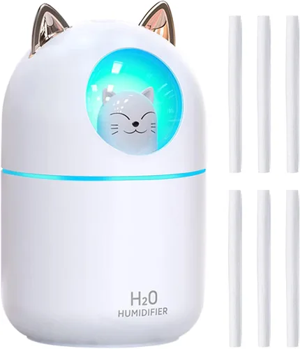 Vista 12 de Filtros de humidificador de 4.64 pulgadas, repuesto de barra de algodón para humidificador pequeño INVODA Mini humidificadores de niebla fría