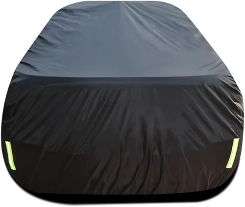 Vista 2 de Funda impermeable para automóvil compatible con Mercedes-Benz GLA 250 Base 4MATIC 2017-2022, protección para todo tipo de clima, con tiras Negro