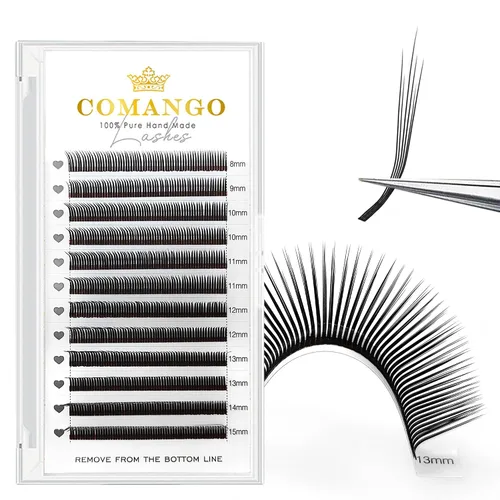 Vista 47 de CoMango Spikes - Extensiones de pestañas Flora 5D, color negro mate