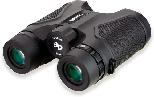Vista 3 de Binoculares 3D de alta definición y a prueba de agua con vidrio de dispersión extra baja, de la marca Carson, negro High Quality Binoculars for