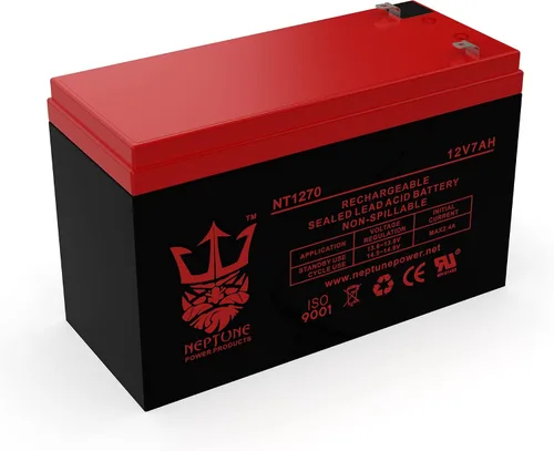 Vista 3 de Reemplazo Neptune para batería Powersonic 12V 7Ah Solex BD127 SB1270 de respaldo de alarma