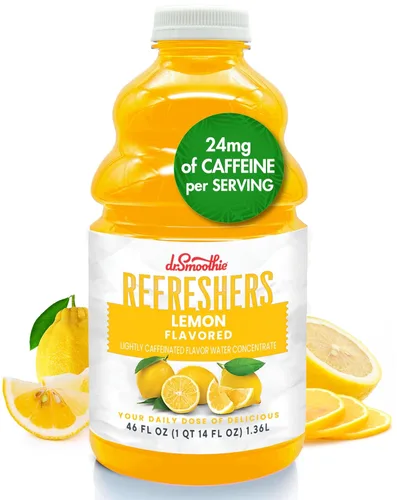 Vista 14 de Dr. Smoothie Refreshers Blood Orange Coconut Ginger – Hecho con jugo de fruta real – Concentrado de bebida, sin colores artificiales, estable