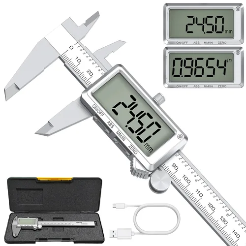 Vista 6 de HDLNKAK Calibre digital, herramienta de medición de calibradores de 0-6