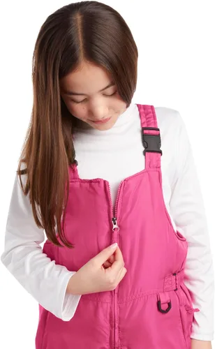 Vista 4 de Babero de nieve para niños Unisex para niños y niñas con aislamiento impermeable pantalones de nieve para esquísnowboard (2T-18)