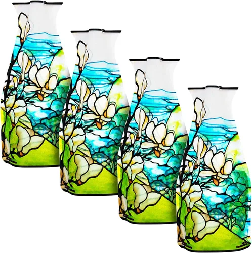 Vista 7 de MODGY Florero extensible de plástico decorativo moderno para centros de mesa de flores, decoración de mesa de comedor, sala de estar, baño, oficina