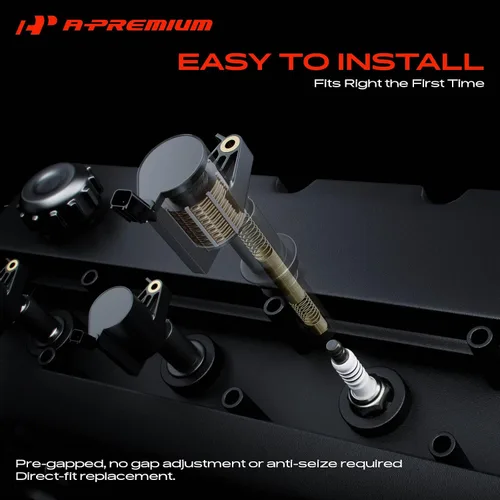 Vista 8 de A-Premium Bobinas de Encendido y Kits de Bujías Compatibles con Acura TSX 2009-2014 L4 2.4L
