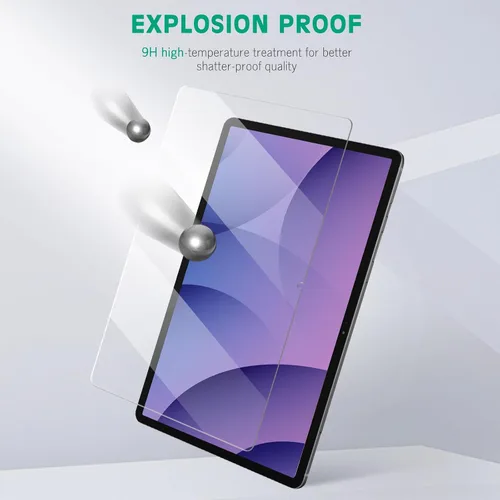 Vista 5 de apiker [Paquete de 2] Protector de pantalla para Samsung Galaxy Tab S10 Plus/S9 Plus/S9 FE Plus/S7 FE 5G/S8 Plus de 12.4 pulgadas, vidrio templado