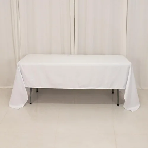 Vista 63 de Efavormart - Mantel rectangular de satén sin costuras, color azul polvoriento, 60 x 126 pulgadas Azul empolvado