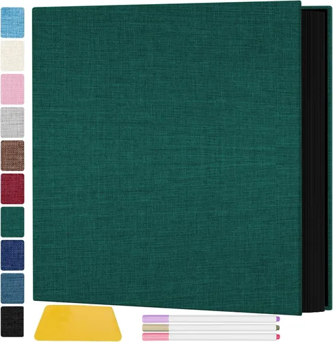 Vista 29 de Zesthouse - Álbum de fotos autoadhesivo con 60 páginas, álbumes de manualidades magnéticos con páginas adhesivas, álbum de fotos que contiene 8x10