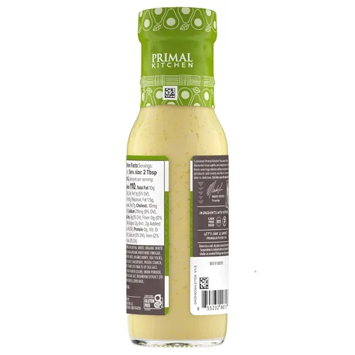 Vista 7 de Primal Kitchen - Aderezo Cesar a base de aceite de aguacate y marinado