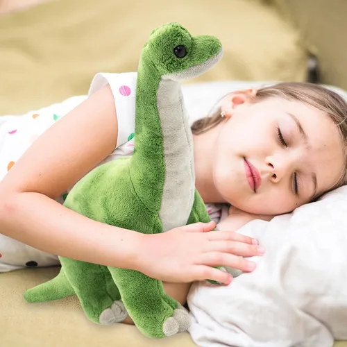 Vista 5 de ArtCreativity Gran Dinosaurio Brachiosaurus de Peluche Cómodo y Acogedor - Almohada de Animal de Peluche Suave y Mimoso - Lindo Diseño de Pie - Idea