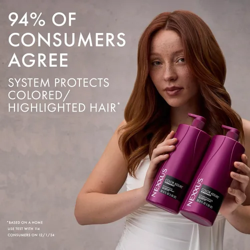 Vista 11 de Nexxus Color Assure Acondicionador con ProteinFusion, Para Cabello Teñido, 33.8 oz