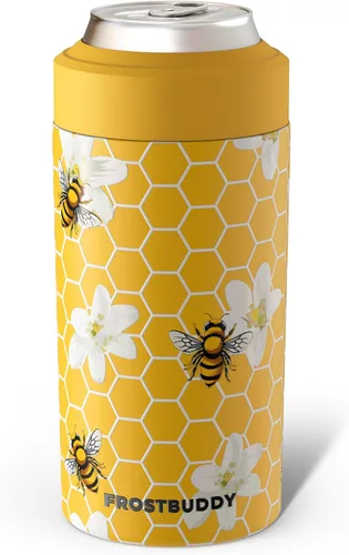 Vista 14 de Frost Buddy Enfriador de latas universal, aislante de latas de acero Blanco (Allwhite)