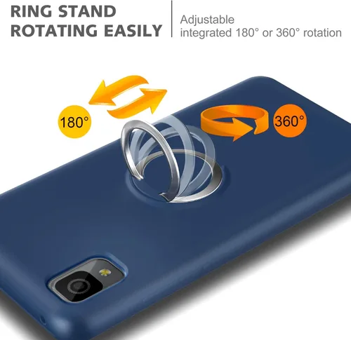 Vista 5 de NZND TCL 30 LE - Funda de silicona para TCL 30Z (T602DL), con protector de pantalla de vidrio templado (cobertura máxima), protector de cuerpo