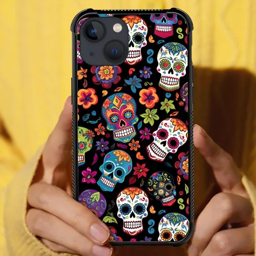 Vista 194 de Funda compatible con iPhone 8, a prueba de golpes, antiarañazos, bandera de ciervos de cola blanca de grano de madera estadounidense