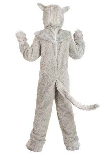 Vista 3 de Disfraz de lobo para niños Multicolor