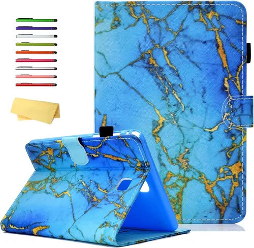 Vista 14 de Funda UUcovers para Galaxy Tab A 8.0 con cierre magnético, ajustado, función atril y tarjetero, con función de encendido y apagado automático, 8