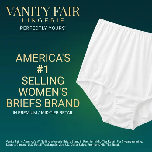 Vista 4 de Vanity Fair Calzoncillo de encaje Perfectly Yours para mujer, color blanco