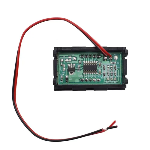 Vista 5 de DC 0-30V 3-Digital Display Medidor de Voltaje 3pcs Voltímetro Panel Motocicleta