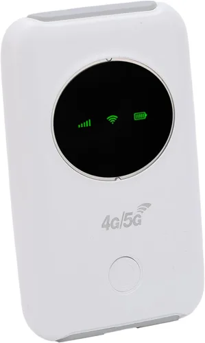 Vista 2 de Drfeify Enrutador portátil, punto de acceso móvil WiFi 4G LTE, velocidad de 300 Mbps, ranura para tarjeta SIM, para viajes y negocios