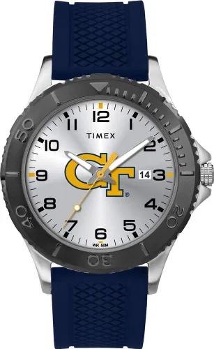 Vista 37 de Timex Tribute Men's Collegiate Gamer 42mm Watch – Georgia Bulldogs with Black Silicone Strap
