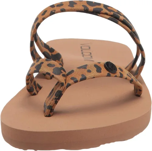 Vista 2 de Volcom Sandalias fáciles de poner para niñas grandes y grandes