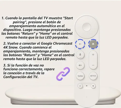 Vista 3 de Reemplazo de control remoto por voz GY3LE compatible