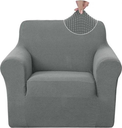 Vista 63 de U-NICE HOME Funda para sofá biplaza elástica, cubierta para sofá, funda para sillón, protector de muebles para sofá con 2 cojines, funda para sofá