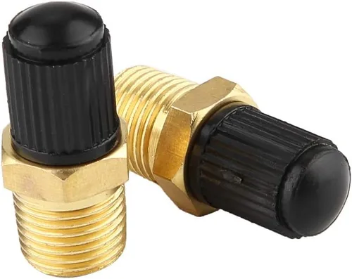 Vista 8 de Válvula de llenado del compresor de aire, oro plateado doble del oro y negro de las válvulas de relleno del compresor de aire del NPT MPT