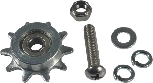 Vista 9 de Nuevo modelo Kit de tensor de cadena cargado por resorte para 49cc 50cc 66cc 80cc 2 tiempos motor de gas motorizado bicicleta plata con rueda