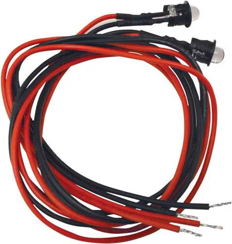 Vista 4 de GG Grand General 81255 Luz LED de serpiente roja de 1 LED con cable duro