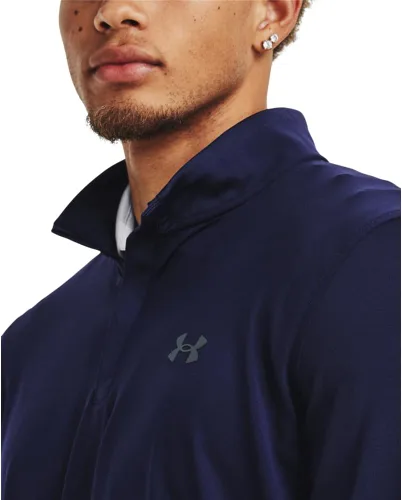 Vista 4 de Under Armour Playoff - Camiseta de manga larga con cremallera de 14 para hombre