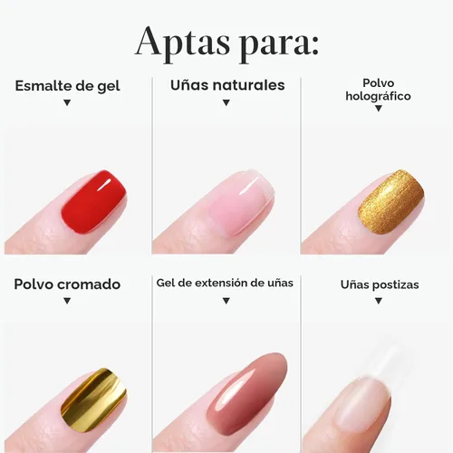 Vista 8 de CANNI - Juego de 2 capas de esmalte de uñas de gel sin necesidad de limpieza y capa base, acabado brillante, duradero, esmalte de uñas de gel