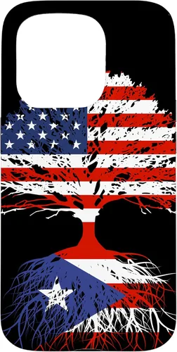 Vista 14 de Puerto Rico Boricuas Roots - Carcasa para iPhone 17, diseño de bandera estadounidense de Puerto Rico