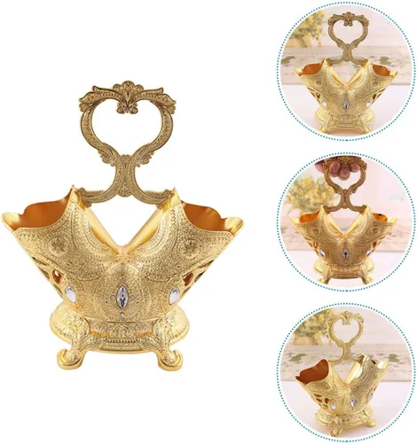 Vista 4 de Cabilock Soporte de utensilios de lujo para cocina, cesta de cubiertos, soporte de diseño decorativo