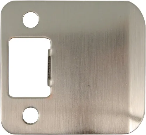 Vista 32 de Placa de impacto de esquina redonda con reborde extendido, 2-1/4" x 1-1/2", (2" de longitud total), latón antiguo de Stone Harbor Hardware