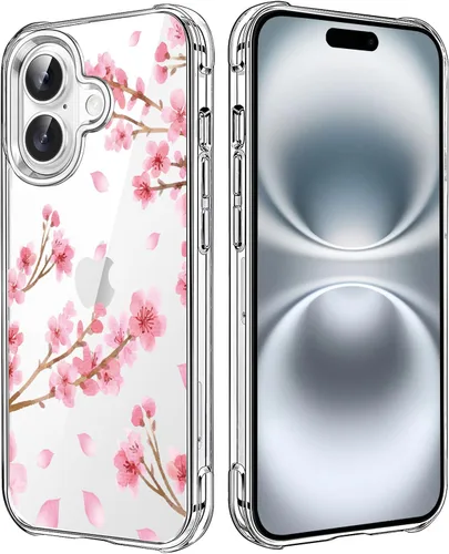 Vista 9 de Funda transparente de girasol compatible con iPhone SE 2022 SE 2020 7 8, funda trasera floral para niñas y mujeres, funda protectora transparente